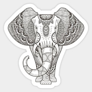 White Elephant Sticker